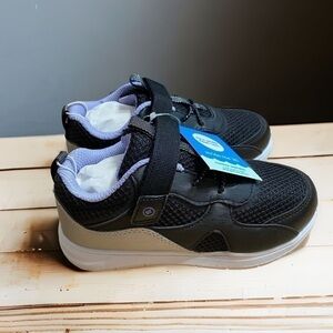 Stride Rite 360 Gordo Sneakers NWT Sz 10 11 12 Purple Black Toddler Girls